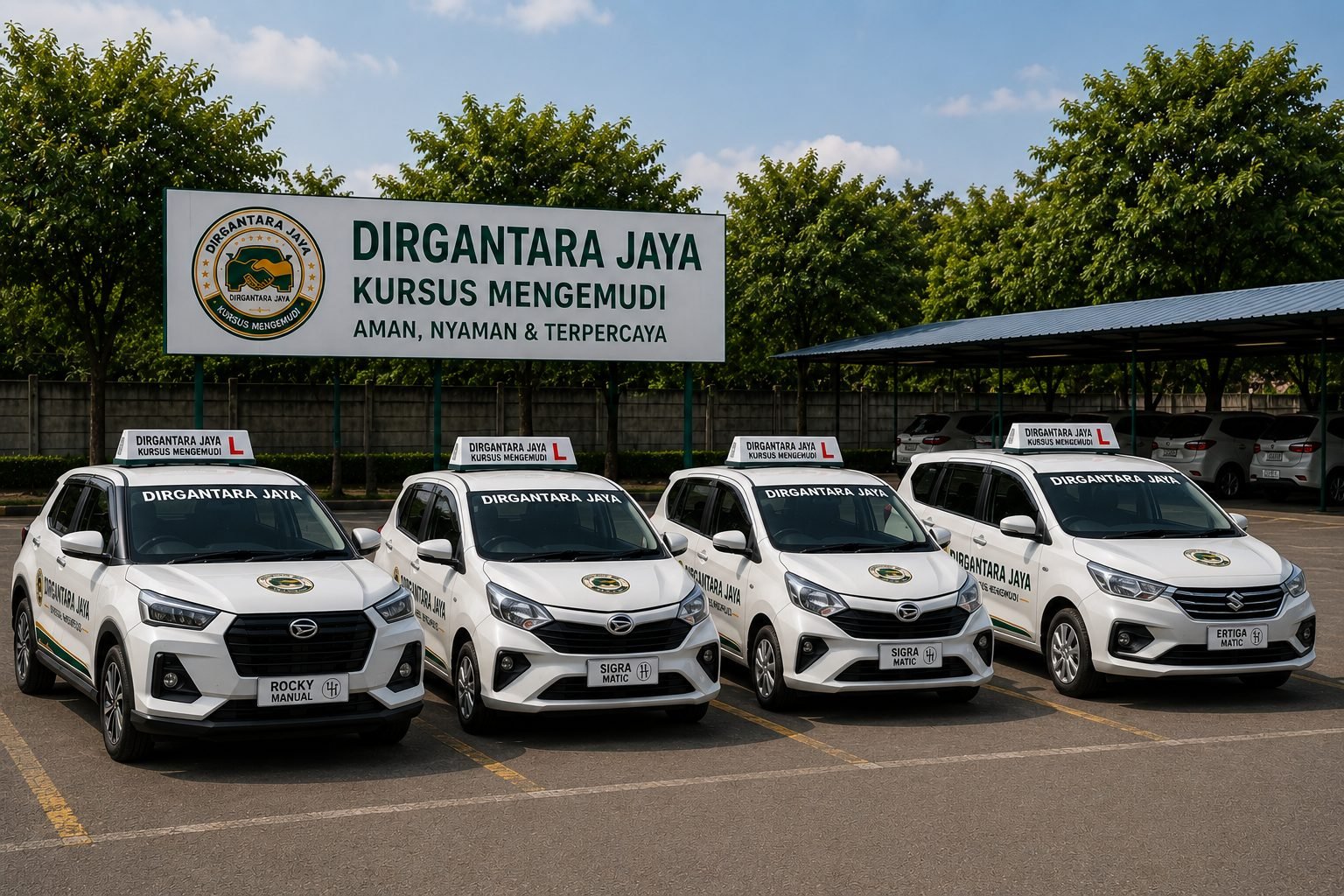 Ilustrasi: armada mobil latihan di area manuver
